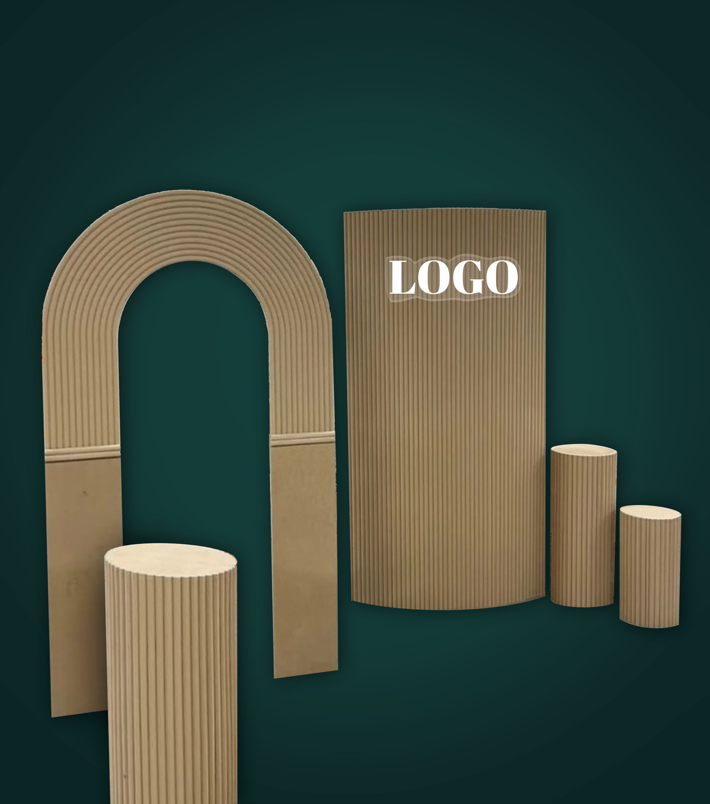 Wallen Wooden Display Set